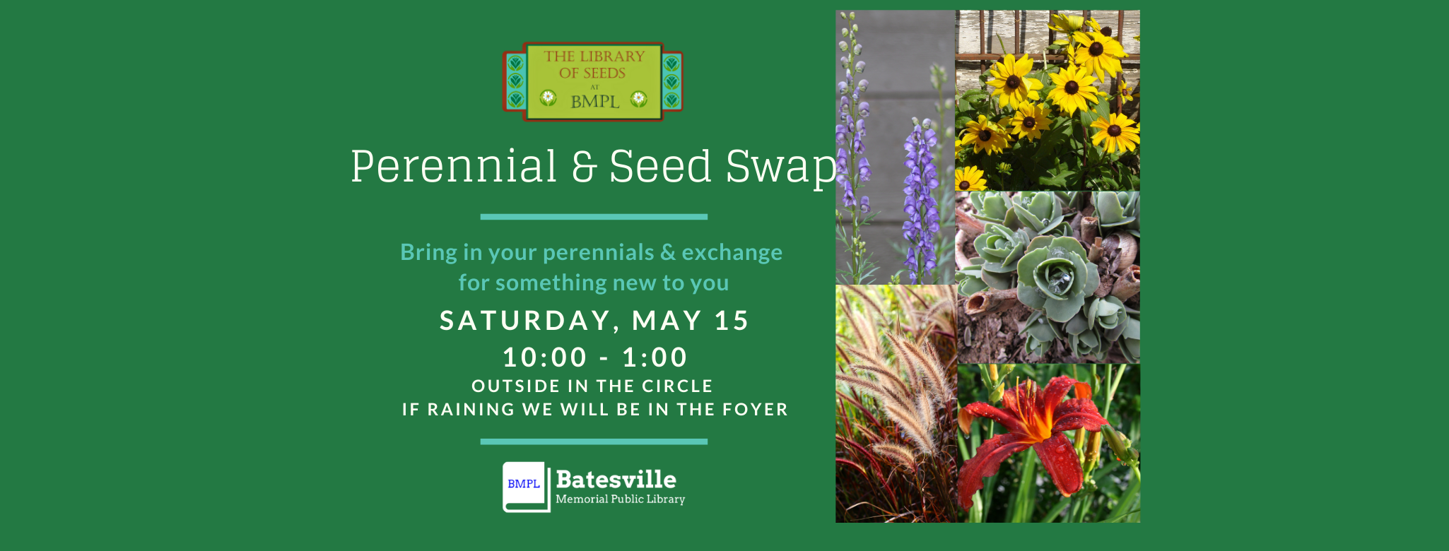 Copy Of Twitter Perennial Swap Batesville Memorial Public Library