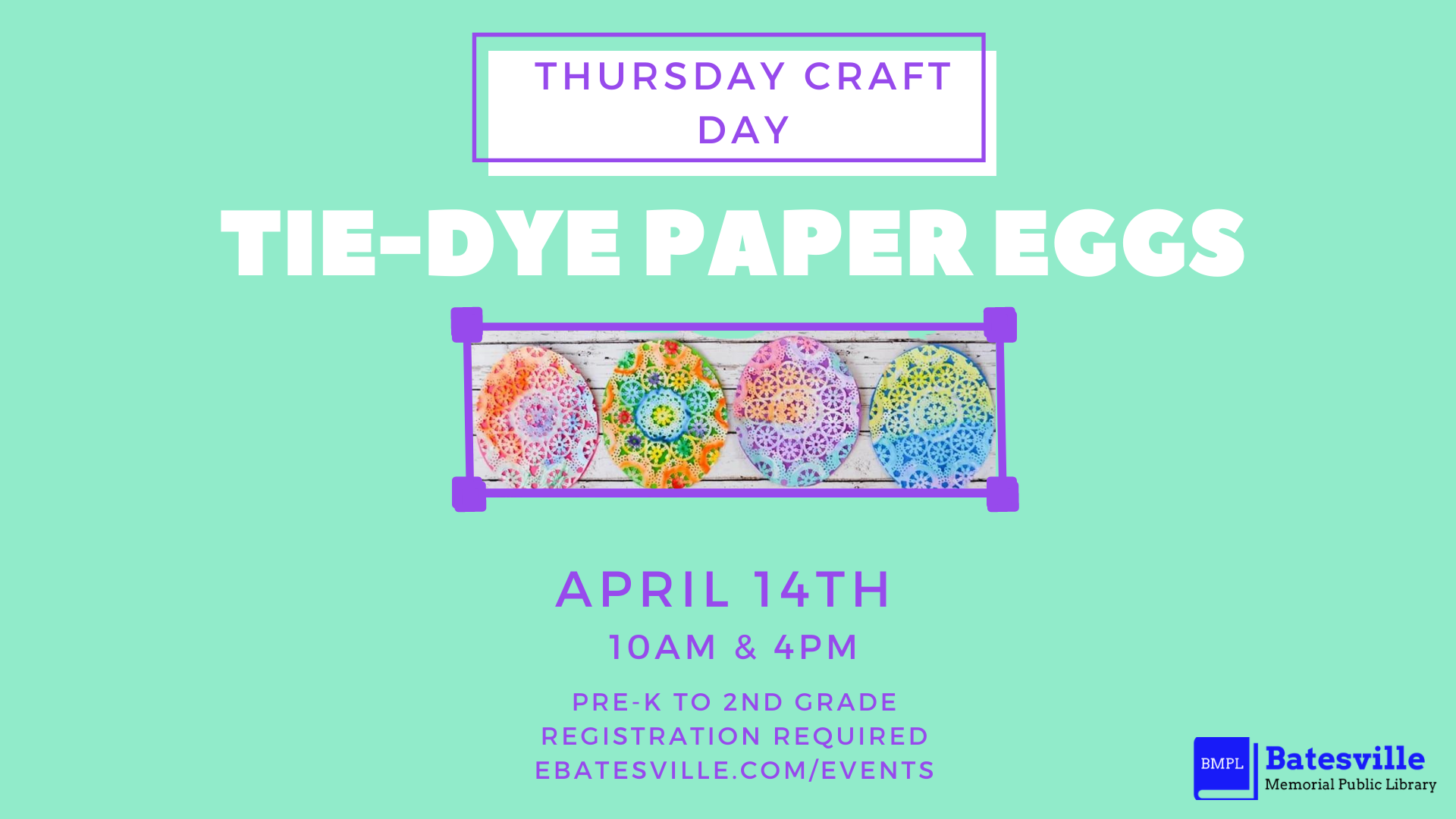 Tiedyeeggs Tv Batesville Memorial Public Library